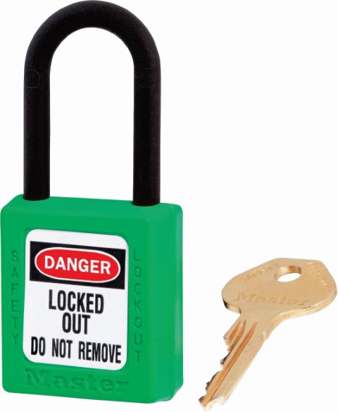 MASTER LOCK - XENOY SAFETY LOCKOUT PADLOCK-GREEN 